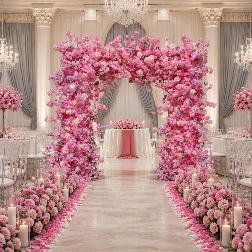 Cherry Blossom Square Arch