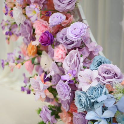 Ombré Faux Flower Moon Party Arch