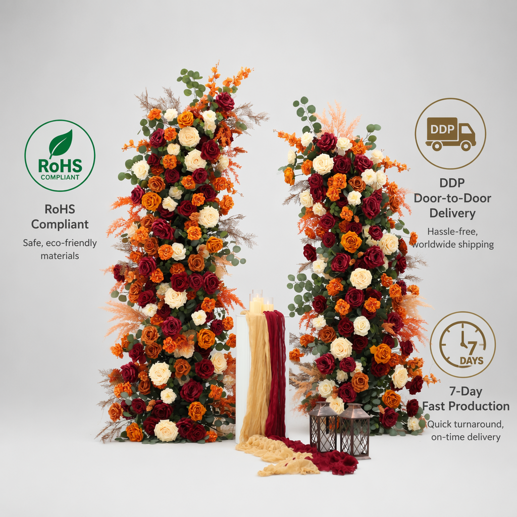 King Protea Faux Floral Arch