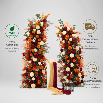 King Protea Faux Floral Arch