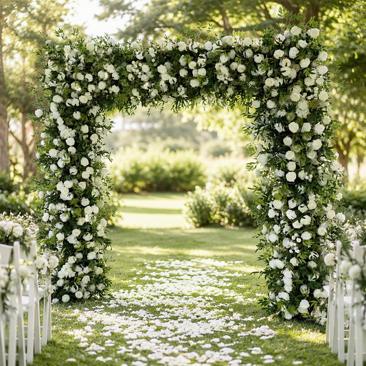 Willow Leaf Square Floral Arch