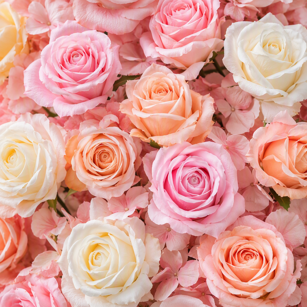Bulgarian Pink Champagne Rose Arch