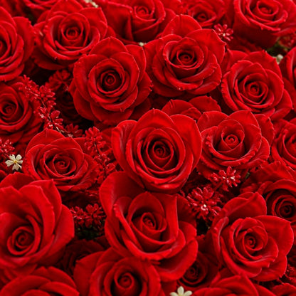 Red Heart Faux Floral Arch