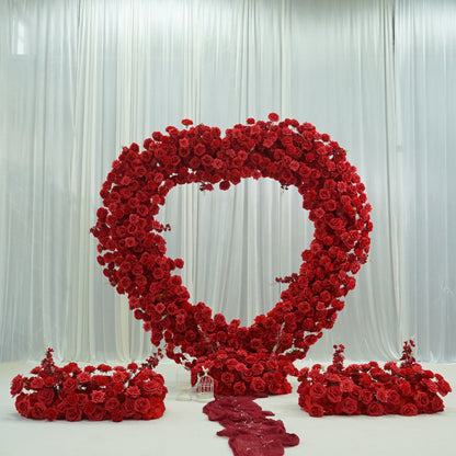 Red Heart Faux Floral Arch