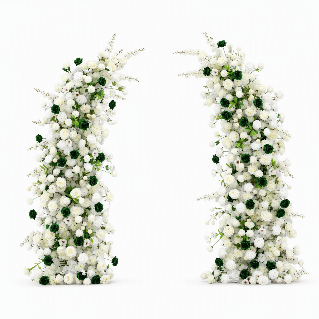 Mixed Floral Arch with Rose, Hibiscus & Peony