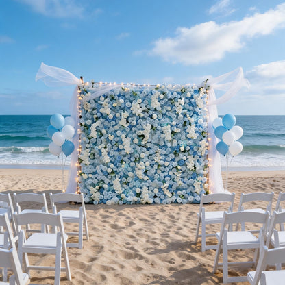 Blue Yilanti Flower Walls