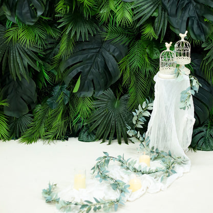Monstera Rainforest Background