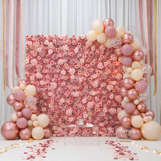 Pink Hydrangea Flower Walls