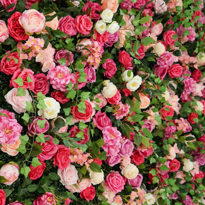Iceberg Rose Grid Flower Walls
