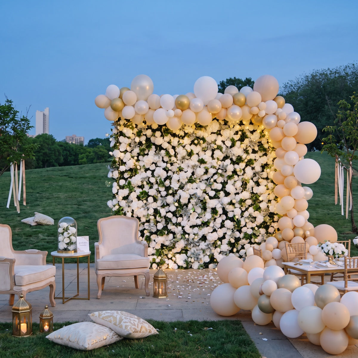 Peony & Ranunculus Flower Walls