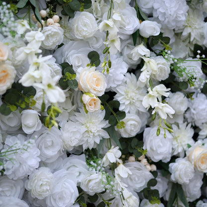 White Rose Flower Wall Backdrops