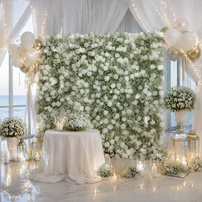 Baby's Breath Rose Flower Walls