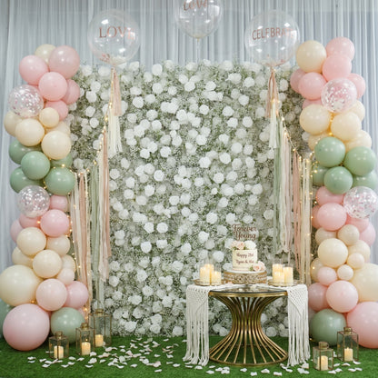 Baby's Breath Rose Flower Walls