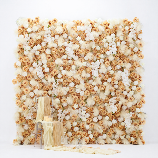 Reed-colored Phalaenopsis Orchid Flower Walls